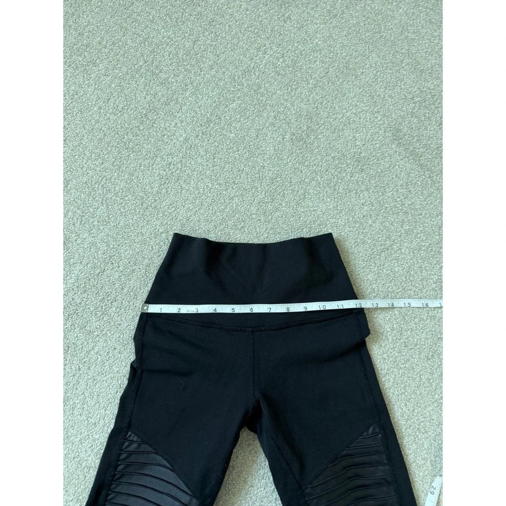 Alo Yoga Moto Leggings Size S Black High Waisted